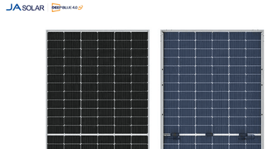 ja solar bifacial double glass 605w